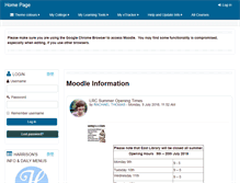 Tablet Screenshot of moodle.ccb.ac.uk